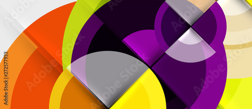 Circular geometrical design template