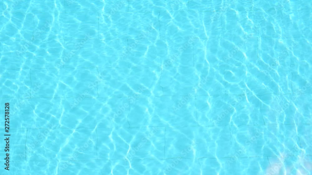 4K blue water of Swimming pool background 4K blue water of Swimming pool background