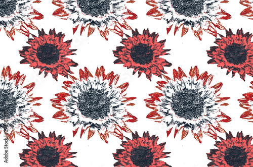 artistic floral background abstract