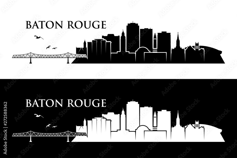 Baton Rouge skyline - Louisiana, United States of America, USA