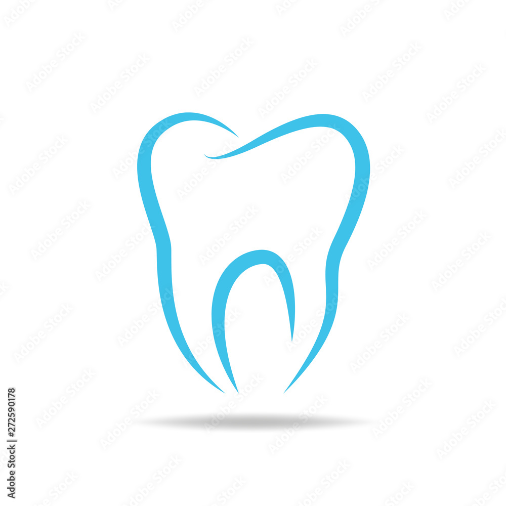 tooth wear brace on the blue background tooth wear brace on the blue background