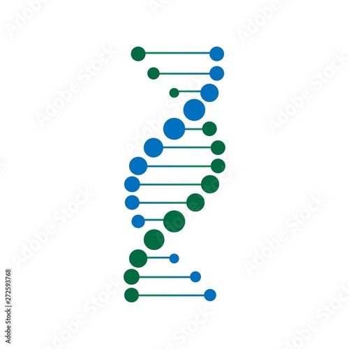 DNA Helix Icon Vector