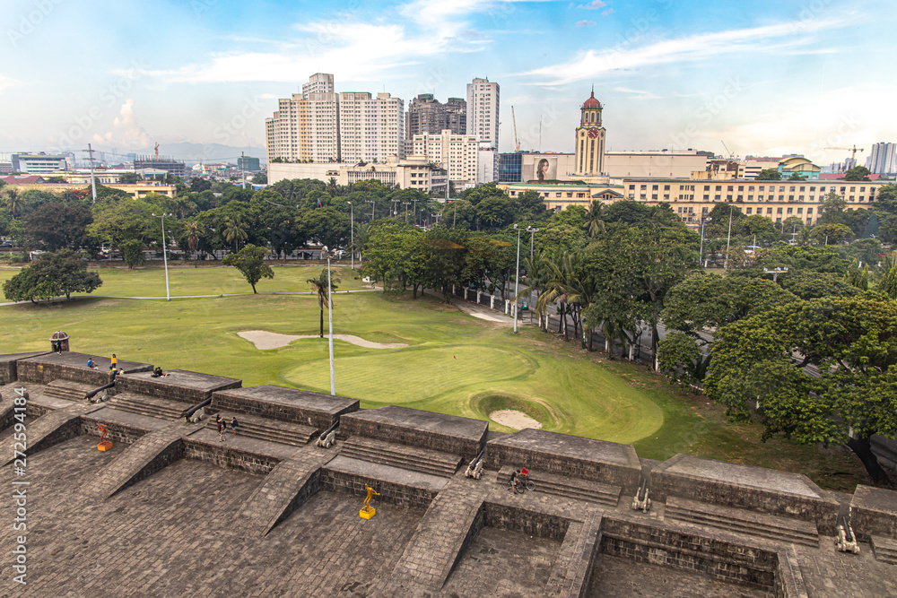Manila cityscape from Intramuros