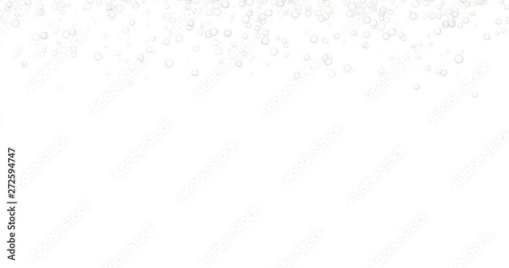 Soap bubbles are falling in the air. Soap bubbles are falling in the air.