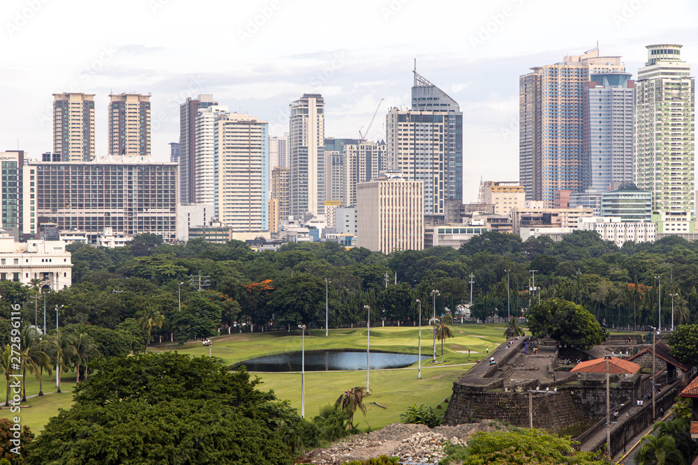 Obraz premium Manila cityscape from Intramuros