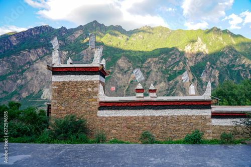 Jiaju Tibetan Village，Danba Local Castle，Jiaju zangzhai，Sichuan province in China