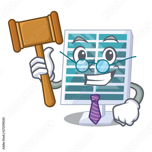 Judge toy solar panels in the character