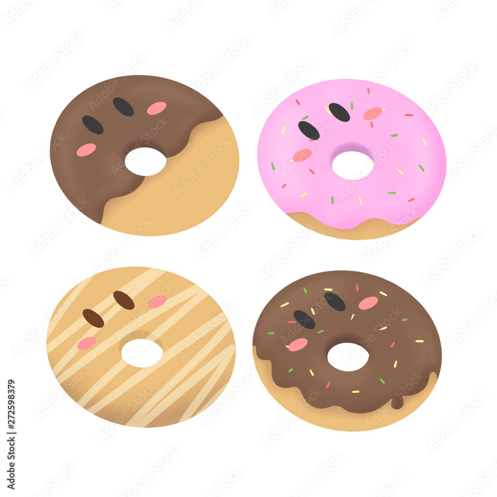 Fototapeta premium cookie donut