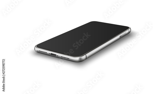 Smart phone with blank screen.