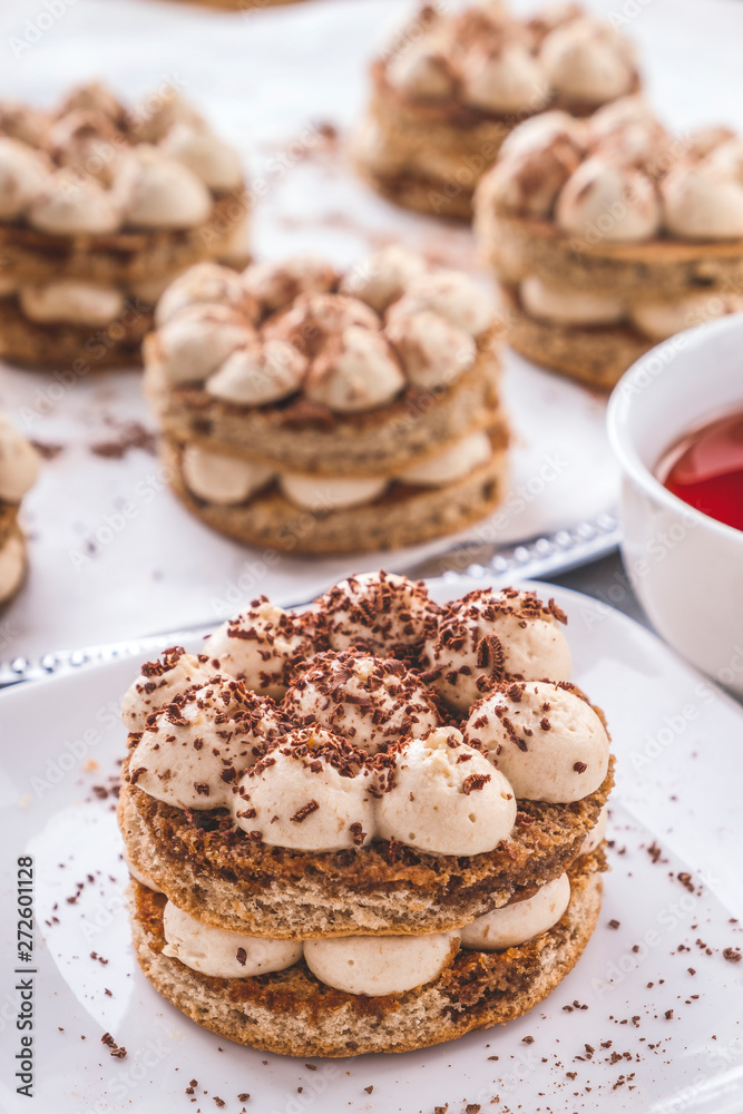 Tasty Italian dessert Tiramisu Tasty Italian dessert Tiramisu