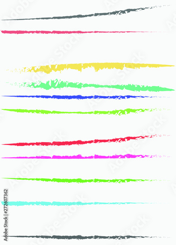 Abstract background with multicolored brush strokes