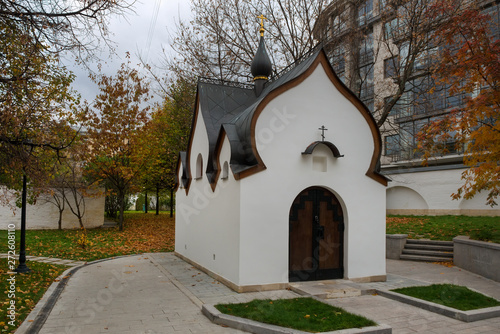 Chapel in Marfo-Mariinsky cloister of mercy. Moscow. Russia