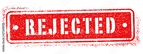 rejected stamp
