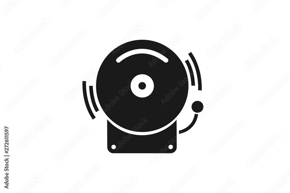 Fire alarm icon simple element illustration can be used for mobile and web Fire alarm icon simple element illustration can be used for mobile and web