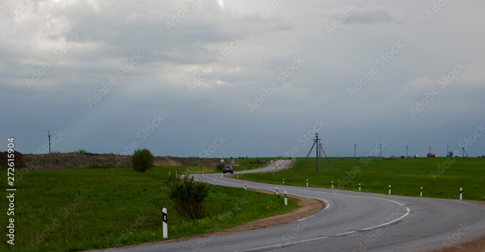 road and sky