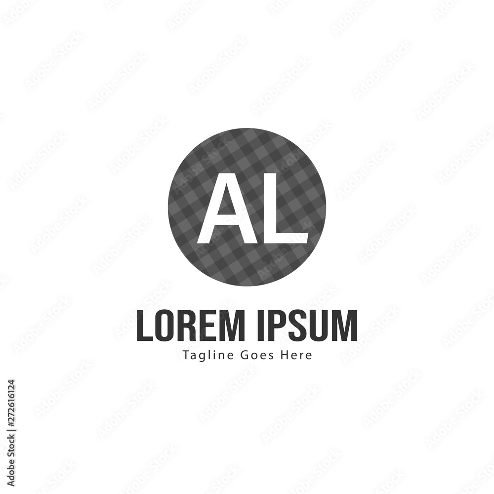 AL Letter Logo Design. Creative Modern AL Letters Icon Illustration AL Letter Logo Design. Creative Modern AL Letters Icon Illustration