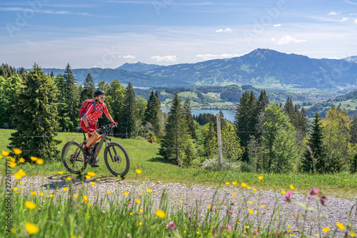 senior woman riding her ele...