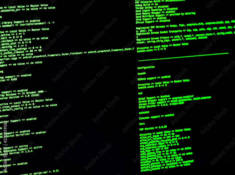 Computer Command Line Interface. CLI. Green Code in Command Line Interface  Stock Photo - Image of language, green: 150691430