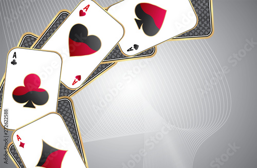 Shirt playing cards.Playing Card Back Designs.Playing cards background.Banner