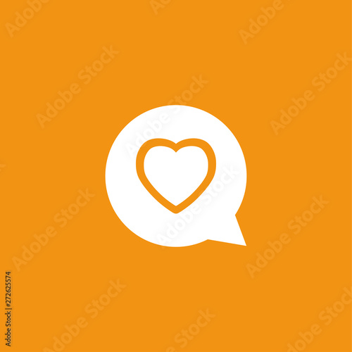 Chat icon illustration isolated vector.