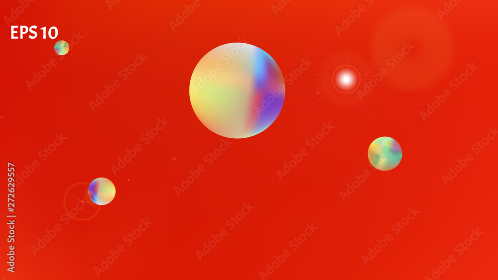 Creative abstract space fantasy  new. 