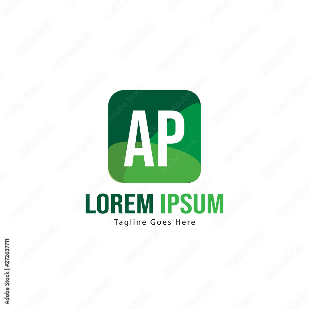 AP Letter Logo Design. Creative Modern AP Letters Icon Illustration AP Letter Logo Design. Creative Modern AP Letters Icon Illustration