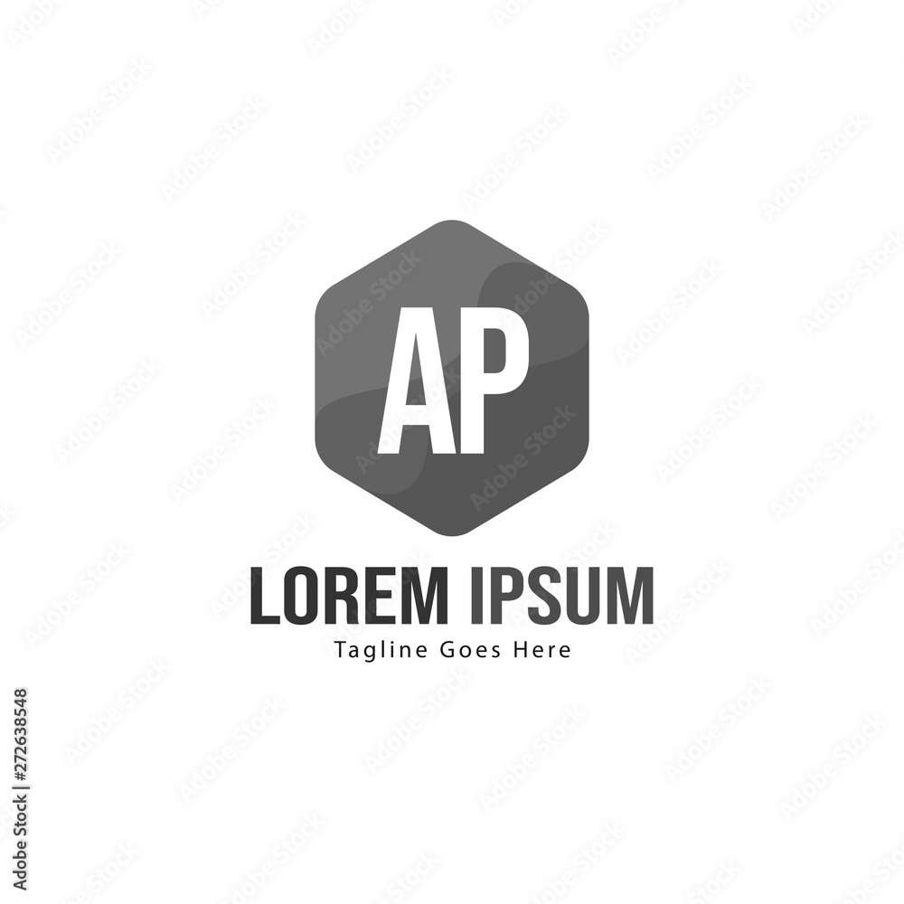 AP Letter Logo Design. Creative Modern AP Letters Icon Illustration AP Letter Logo Design. Creative Modern AP Letters Icon Illustration