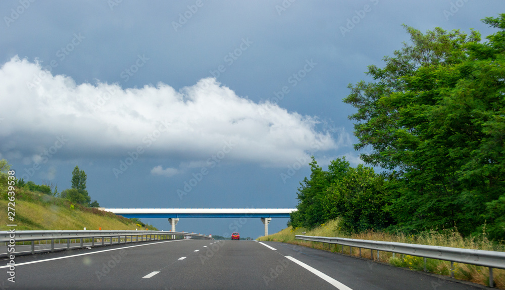 Fototapeta premium Road trip to Toulouse landscape nature