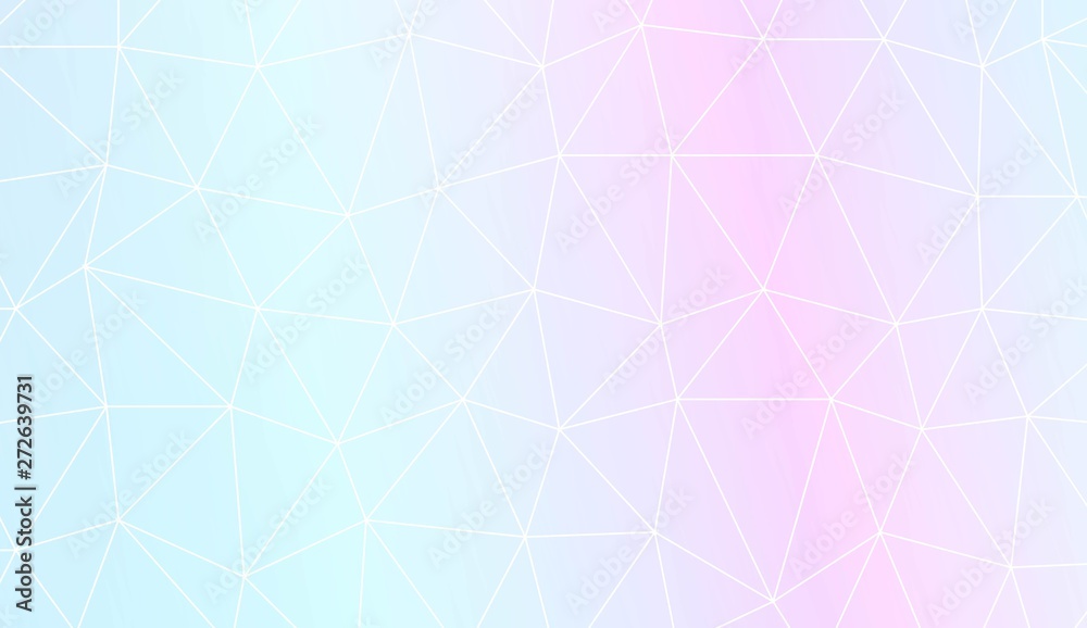 Abstract polygonal pattern with triangles template. Design for flyer, wallpaper, presentation, paper. Vector illustration. Creative gradient color.