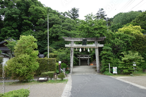 玉作湯神社の参道