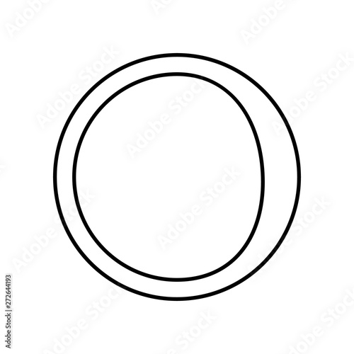 waning crescent moon icon. Element of Whether for mobile concept and web apps icon. Outline, thin line icon for website design and development, app development