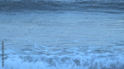 Sea waves on a Spring morning, Kanagawa Prefecture, Japan photo