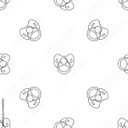 Baby nipple pattern seamless vector repeat geometric for any web design
