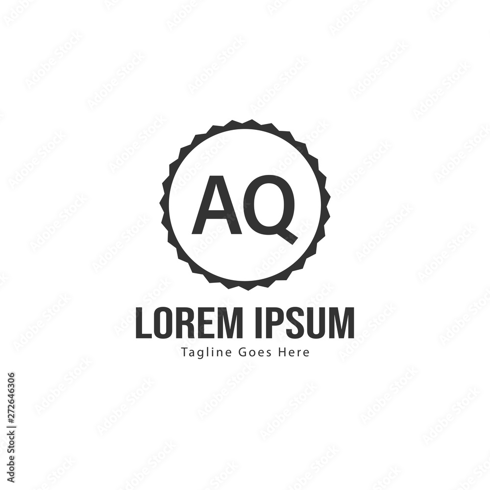 AQ Letter Logo Design. Creative Modern AQ Letters Icon Illustration AQ Letter Logo Design. Creative Modern AQ Letters Icon Illustration