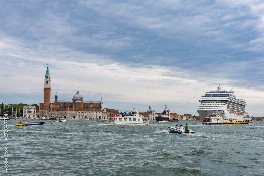MS Riviera cruise ship in Venice, Italy