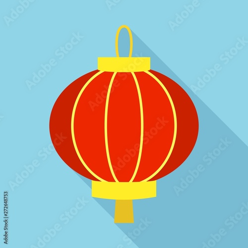 Vietnam street lantern icon. Flat illustration of vietnam street lantern vector icon for web design