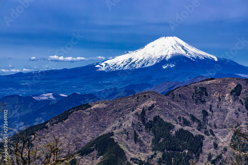 富士山と青空