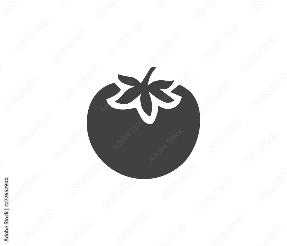 Natural Tomato icon vector Natural Tomato icon vector