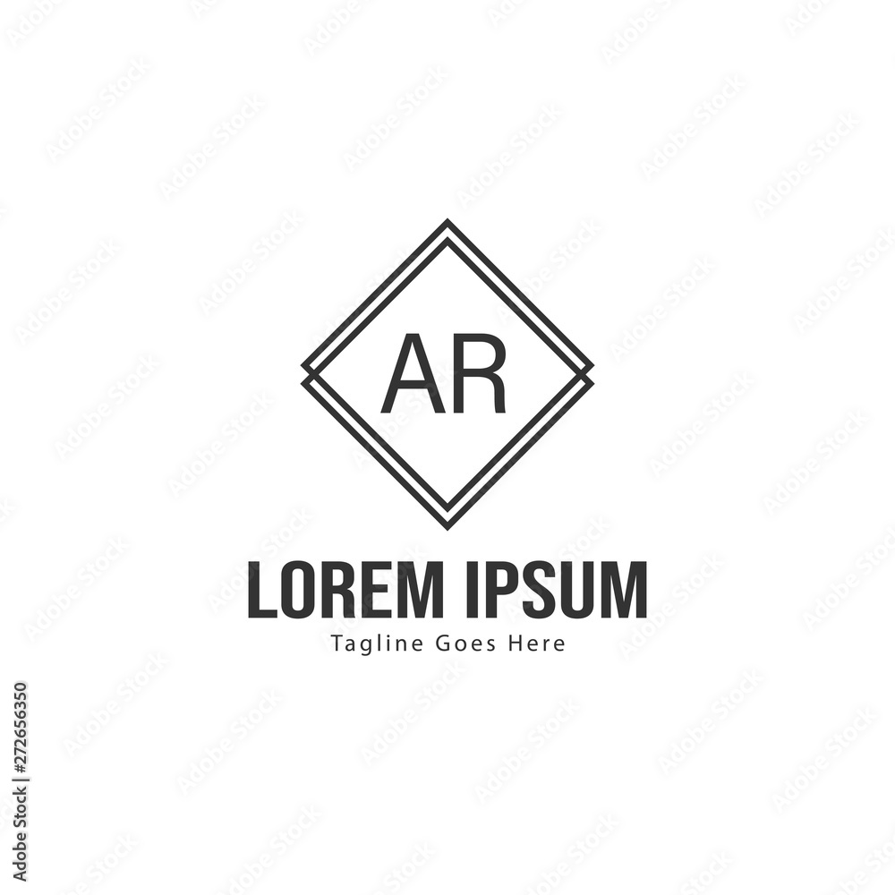 AR Letter Logo Design. Creative Modern AR Letters Icon Illustration AR Letter Logo Design. Creative Modern AR Letters Icon Illustration