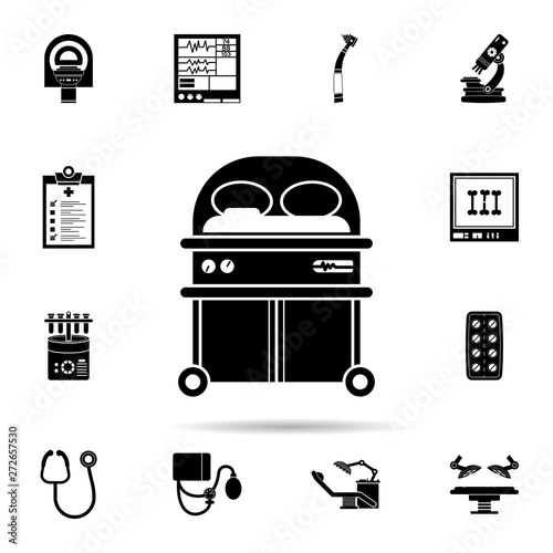 incubator, healthcare, machine, medical equipment icon. Universal set of medical instruments for website design and development, app development
