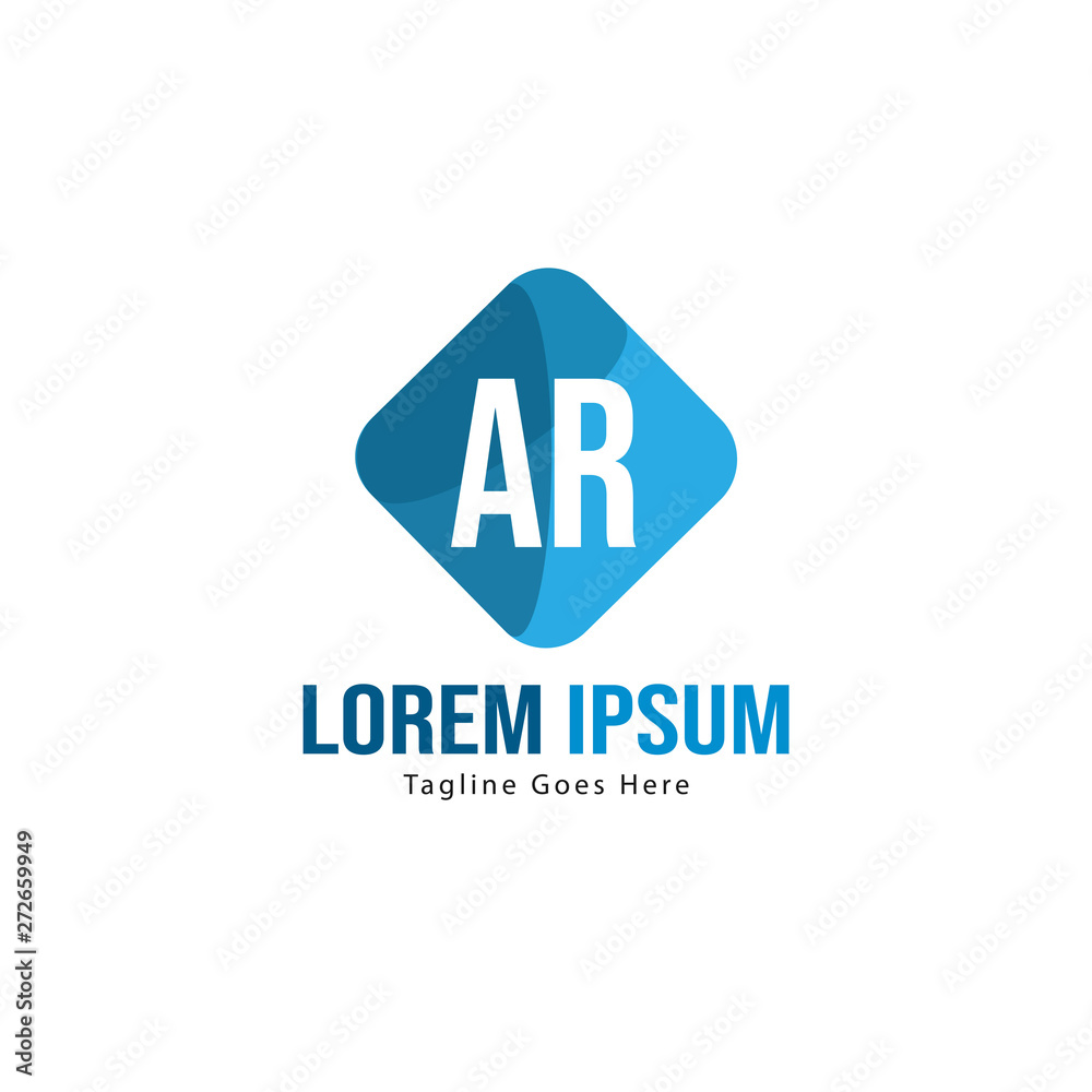 AR Letter Logo Design. Creative Modern AR Letters Icon Illustration AR Letter Logo Design. Creative Modern AR Letters Icon Illustration