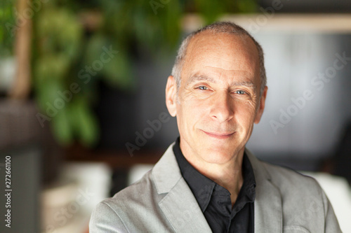 Elderly Man Smiling At The Camera. 