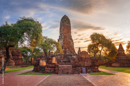 Wat Phra Ram , archaeological site in Ayutthaya ,Thailand © voranat