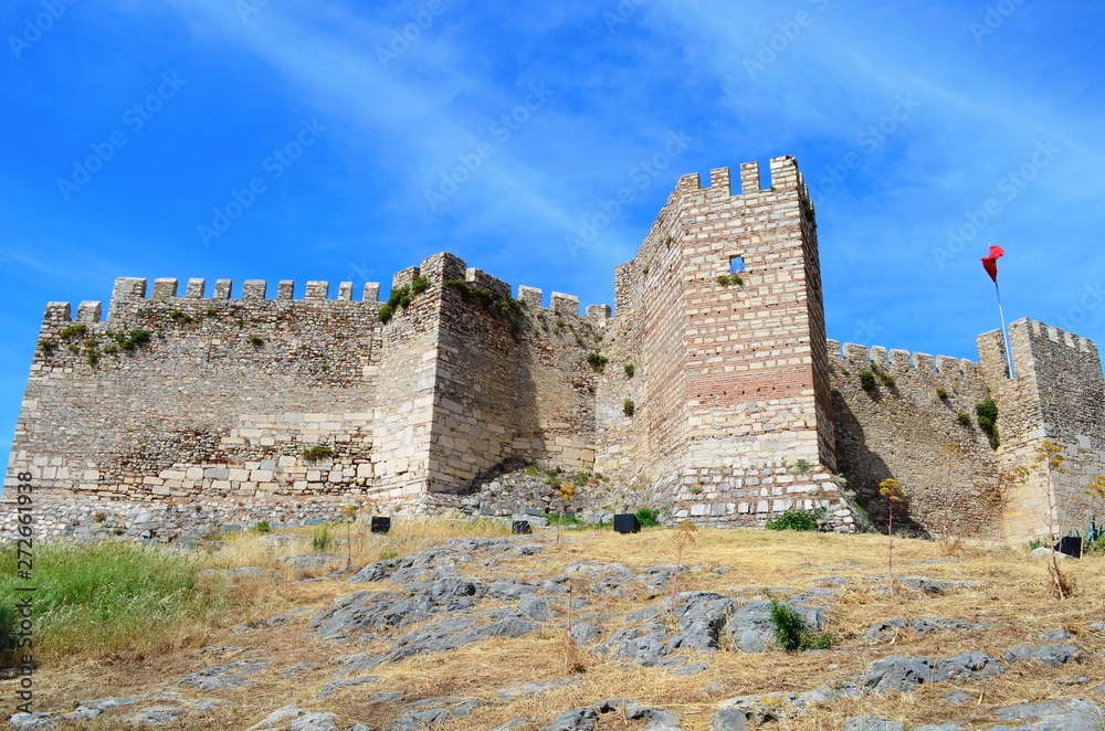 Ayasuluk Castle on Ayasuluk Hill in Selcuk, near Ephesus, Turkey