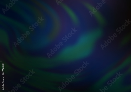 Dark BLUE vector abstract blurred background.