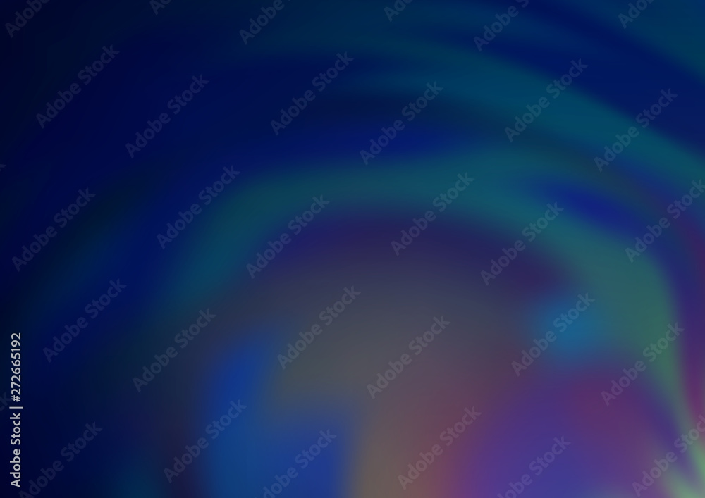Dark BLUE vector glossy abstract template. Dark BLUE vector glossy abstract template.