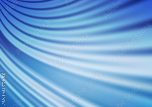 Light BLUE vector glossy bokeh pattern.