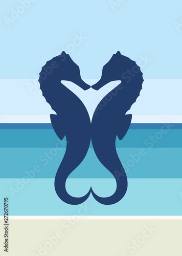 Couple of sea horses