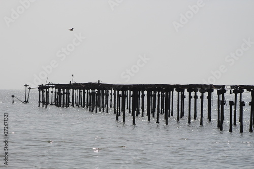 pier at sunset