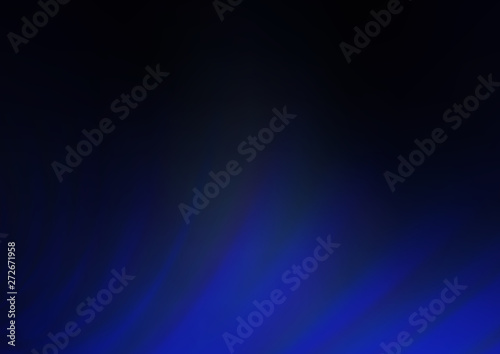 Dark BLUE vector abstract blurred pattern.